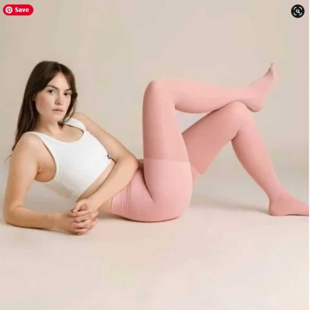 Sheertex Blush Pink Shaping Luxury Semi-Sheer Tights - X-Large